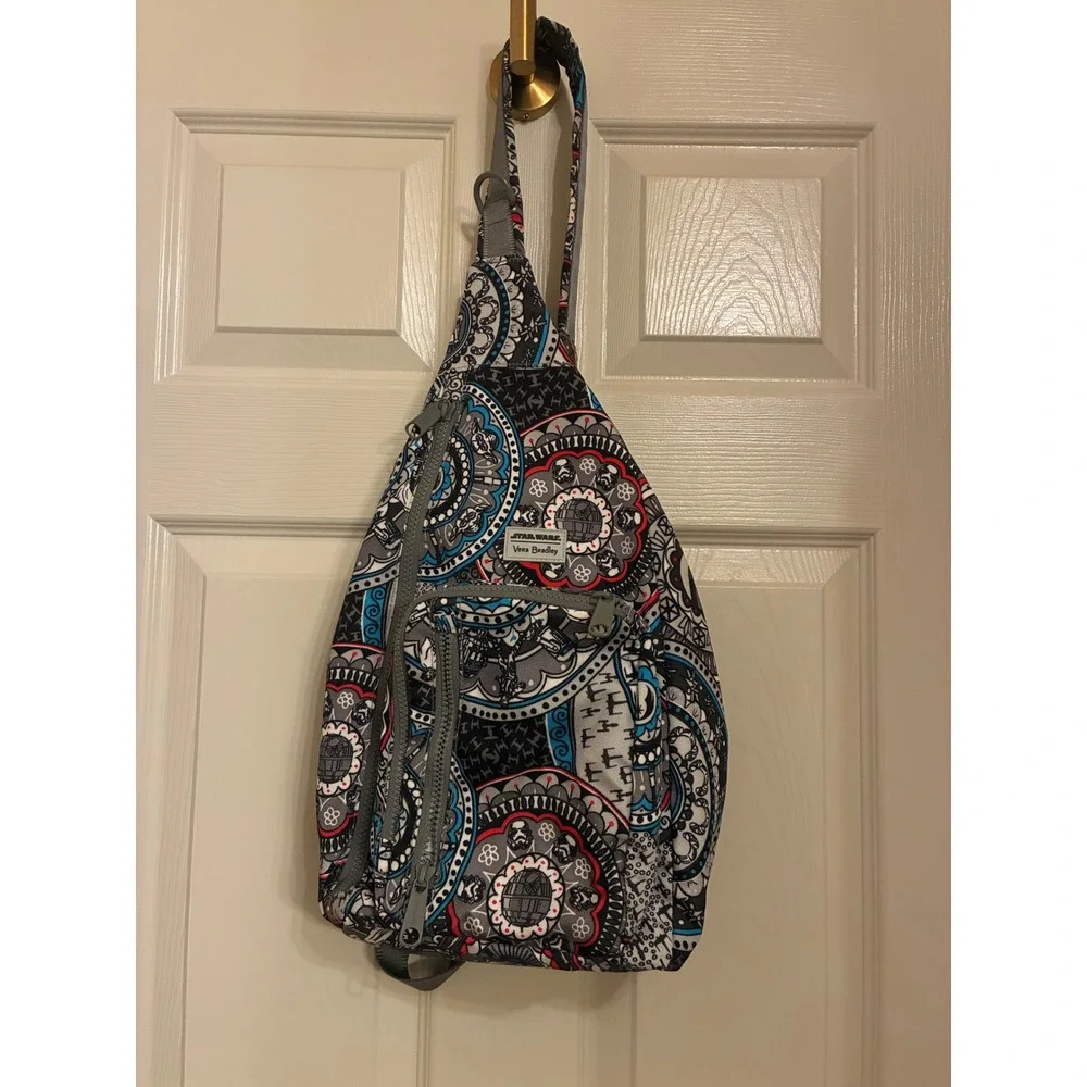 Vera Bradley Star Wars ReActive Sling Backpack Far Far Away Paisley Crossbody